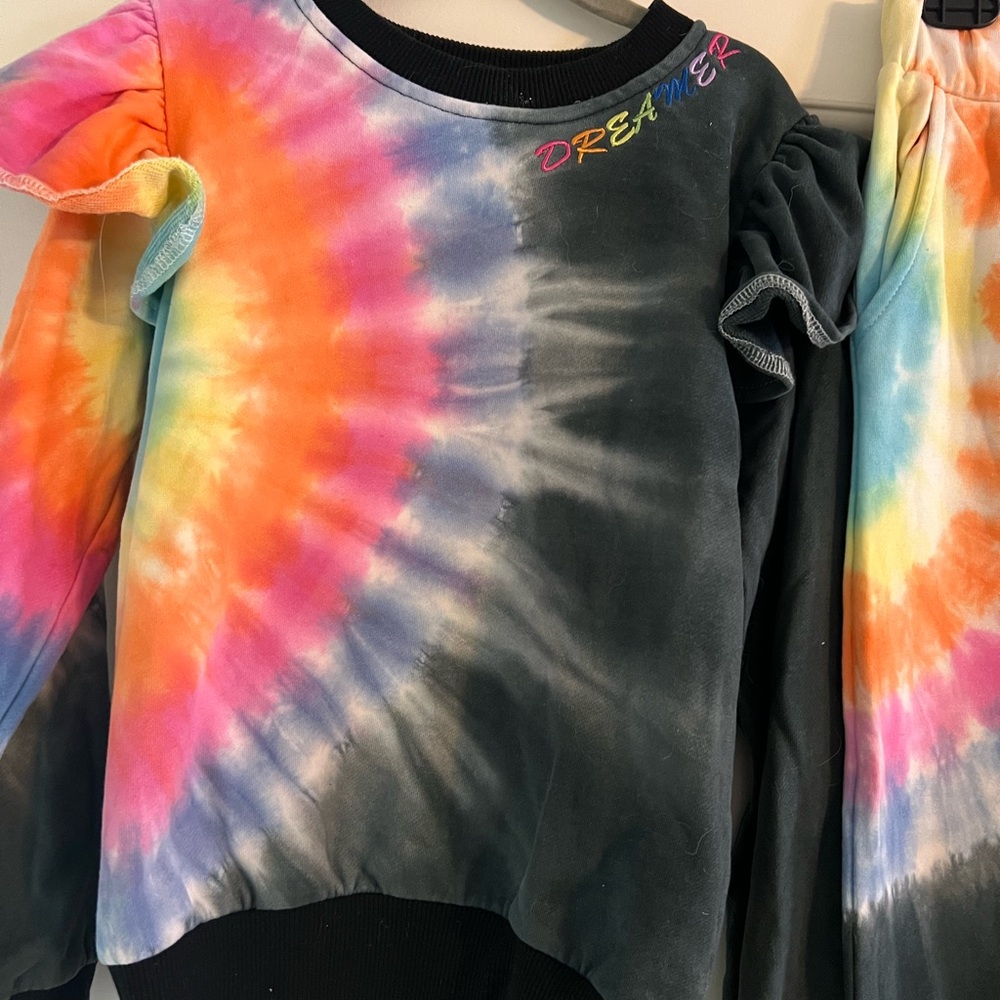 Lola + The Boys Tie-Dye Sweatshirt and Joggers Set - Picture 2 of 6